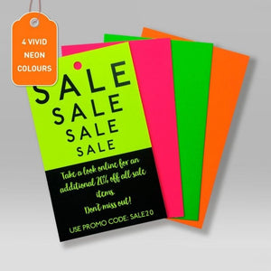 Neon Swing Tags